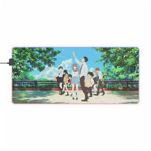 Load image into Gallery viewer, Koe No Katachi Shouko Nishimiya, Shouya Ishida, Yuzuru Nishimiya, Naoka Ueno, Tomohiro Nagatsuka RGB LED Mouse Pad (Desk Mat)
