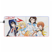 Load image into Gallery viewer, Nisekoi Chitoge Kirisaki, Kosaki Onodera, Seishirou Tsugumi, Marika Tachibana RGB LED Mouse Pad (Desk Mat)