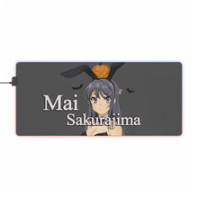 Load image into Gallery viewer, Rascal Does Not Dream of Bunny Girl Senpai RGB LED Mouse Pad (Desk Mat)