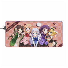 Load image into Gallery viewer, Is the Order a Rabbit? RGB LED Mouse Pad (Desk Mat)