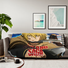 Load image into Gallery viewer, Vinland Saga - Thorfinn Sherpa Blanket