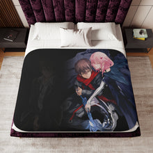 Load image into Gallery viewer, Anime Guilty Crown Sherpa Blanket