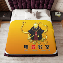 Load image into Gallery viewer, Assassination Classroom Sherpa Blanket