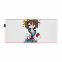 Load image into Gallery viewer, The Melancholy Of Haruhi Suzumiya RGB LED Mouse Pad (Desk Mat)