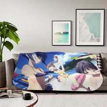 Load image into Gallery viewer, Love, Chunibyo & Other Delusions Rikka Takanashi, Sanae Dekomori, Shinka Nibutani, Kumin Tsuyuri Sherpa Blanket