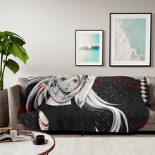 Load image into Gallery viewer, Shiro - Deadman Wonderland Sherpa Blanket