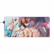 Load image into Gallery viewer, My Hero Academia Izuku Midoriya, Katsuki Bakugou RGB LED Mouse Pad (Desk Mat)