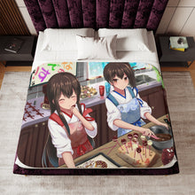 Load image into Gallery viewer, Akagi, Kaga Sherpa Blanket