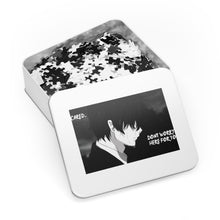 Load image into Gallery viewer, Sad Animewith quote Jigsaw Puzzle