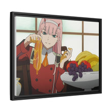 Load image into Gallery viewer, Zero Two's Honeyed Ham Canvas Framed Art Print