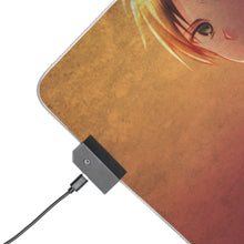 Load image into Gallery viewer, Eren Yeager and Mikasa Ackerman RGB LED Mouse Pad (Desk Mat)