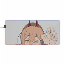 Load image into Gallery viewer, Anime Chainsaw Man RGB LED Mouse Pad (Desk Mat)