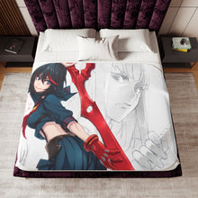 Load image into Gallery viewer, Anime Kill La Kill Sherpa Blanket