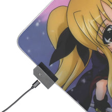 Load image into Gallery viewer, Magical Girl Lyrical Nanoha RGB LED Mouse Pad (Desk Mat)