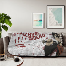 Load image into Gallery viewer, Highschool Of The Dead Sherpa Blanket