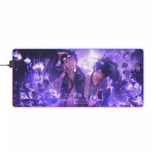 Load image into Gallery viewer, Blue Exorcist RGB LED Mouse Pad (Desk Mat)