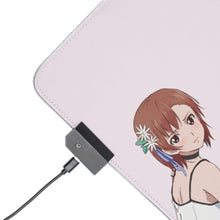 Load image into Gallery viewer, A Certain Scientific Railgun Mikoto Misaka RGB LED Mouse Pad (Desk Mat)