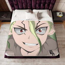 Load image into Gallery viewer, Anime Dr. Stone Sherpa Blanket