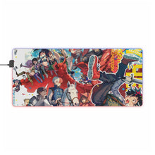 Load image into Gallery viewer, My Hero Academia Izuku Midoriya, Katsuki Bakugou, All Might, Tenya Iida, Tsuyu Asui RGB LED Mouse Pad (Desk Mat)