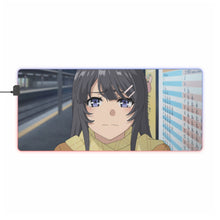 Load image into Gallery viewer, Mai Sakurajima RGB LED Mouse Pad (Desk Mat)