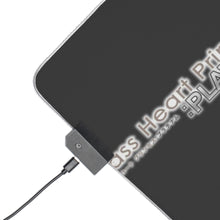 Load image into Gallery viewer, Glass Heart Princess RGB LED Mouse Pad (Desk Mat)