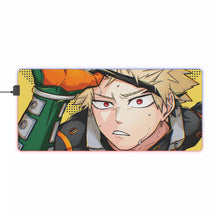 Load image into Gallery viewer, My Hero Academia Katsuki Bakugou RGB LED Mouse Pad (Desk Mat)