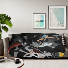 Load image into Gallery viewer, Soul Eater Sherpa Blanket