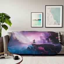 Load image into Gallery viewer, Fairy Tail Erza Scarlet Sherpa Blanket