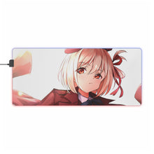Load image into Gallery viewer, Lycoris Recoil Chisato Nishikigi RGB LED Mouse Pad (Desk Mat)