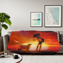 Load image into Gallery viewer, Anime Cowboy Bebopr Sherpa Blanket