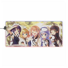Load image into Gallery viewer, Is The Order A Rabbit? RGB LED Mouse Pad (Desk Mat)