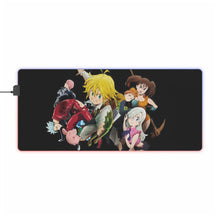 Load image into Gallery viewer, Deadly sins group RGB LED Mouse Pad (Desk Mat)