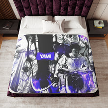 Load image into Gallery viewer, Black Clover Yami Sukehiro Sherpa Blanket