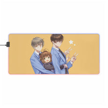 Load image into Gallery viewer, Cardcaptor Sakura Sakura Kinomoto, Yukito Tsukishiro RGB LED Mouse Pad (Desk Mat)