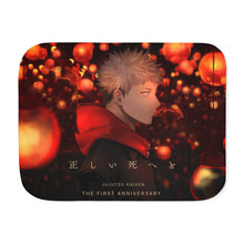 Load image into Gallery viewer, Anime Jujutsu Kaisen Sherpa Blanket