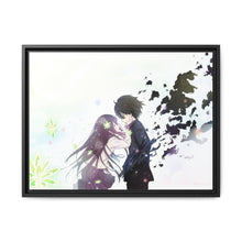 Load image into Gallery viewer, Eru Chitanda And Hōtarō Oreki Canvas Framed Art Print
