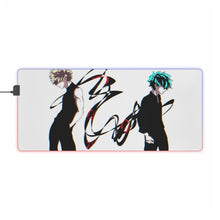 Load image into Gallery viewer, My Hero Academia Izuku Midoriya, Katsuki Bakugou RGB LED Mouse Pad (Desk Mat)