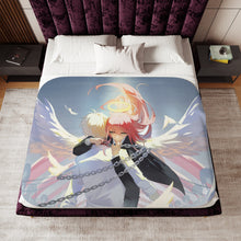 Load image into Gallery viewer, Anime Chainsaw Man Sherpa Blanket