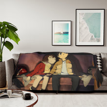 Load image into Gallery viewer, Anime ERASED Sherpa Blanket