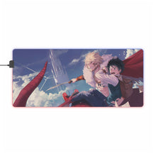 Load image into Gallery viewer, Katsuki Bakugou and Izuku Midoriya RGB LED Mouse Pad (Desk Mat)