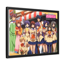 Load image into Gallery viewer, Clannad Tomoya Okazaki, Nagisa Furukawa, Tomoyo Sakagami, Kyou Fujibayashi, Fuuko Ibuki Canvas Framed Art Print