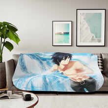Load image into Gallery viewer, Anime Fairy Tailr Sherpa Blanket