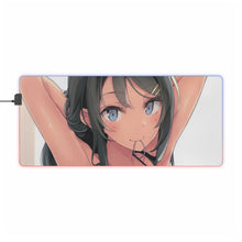Load image into Gallery viewer, Rascal Does Not Dream Of Bunny Girl Senpai RGB LED Mouse Pad (Desk Mat)