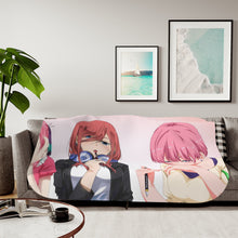 Load image into Gallery viewer, The Quintessential Quintuplets Miku Nakano, Itsuki Nakano, Nino Nakano, Yotsuba Nakano, Ichika Nakano Sherpa Blanket