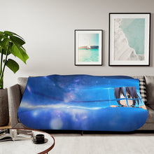 Load image into Gallery viewer, Windows 10 Rikka Chuunibyou Sherpa Blanket