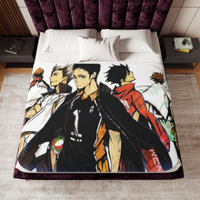 Load image into Gallery viewer, Haikyu!! Sherpa Blanket