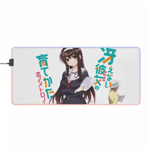 Load image into Gallery viewer, Saekano: How To Raise A Boring Girlfriend RGB LED Mouse Pad (Desk Mat)