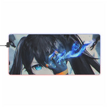 Load image into Gallery viewer, Anime Black ★★ Rock Shooter : Dawn Fall RGB LED Mouse Pad (Desk Mat)