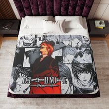 Load image into Gallery viewer, Anime Death Note Sherpa Blanket