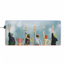 Load image into Gallery viewer, One Piece Monkey D. Luffy, Roronoa Zoro, Sanji, Tony Tony Chopper, Nami RGB LED Mouse Pad (Desk Mat)